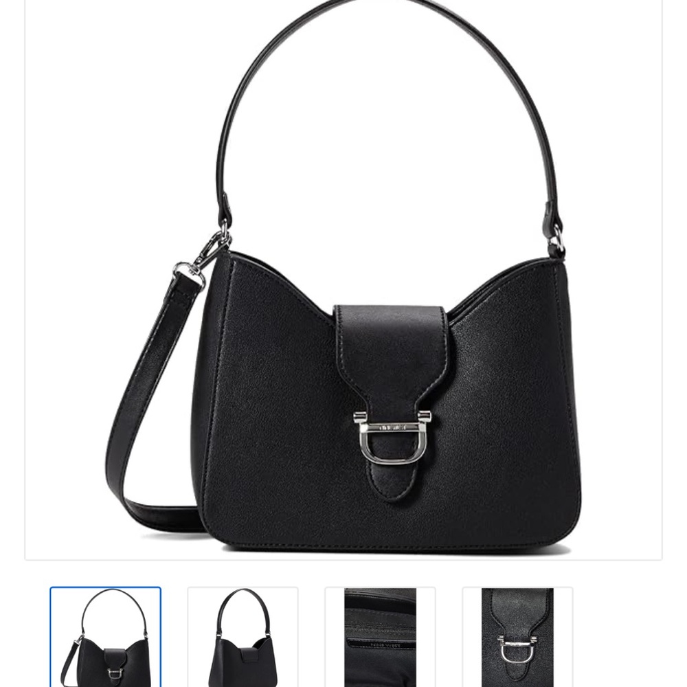 Elegant Black Leather Handbag